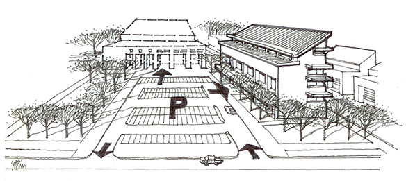 Illustration of Shared Parking opportunites