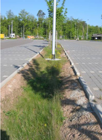 Figure 3. Existing KMC parking lot 