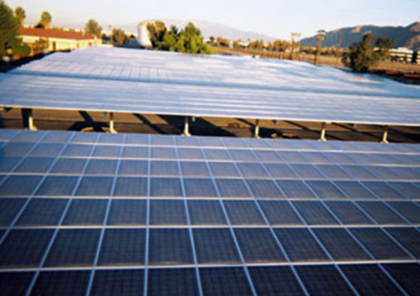 Figure 1. Solar panels at March AFB